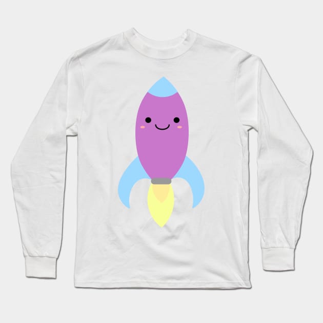 Cutie Rocket! Long Sleeve T-Shirt by MysticTimeline